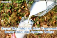 Burun Tıkanıklığında bunu yapmayın