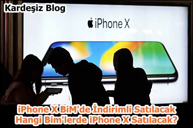 iPhone X BiMde indirimli Satılacak