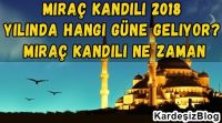 Miraç Kandili 2018