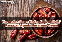 Hurmadan Sonra Neden Su içmeliyiz