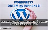Wordpress Ortam Kütüphanesi Ne işe Yarar