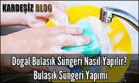 Doğal Bulaşık Süngeri Nasıl Yapılır