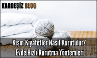 Kışın Kıyafetler Nasıl Kurutulur