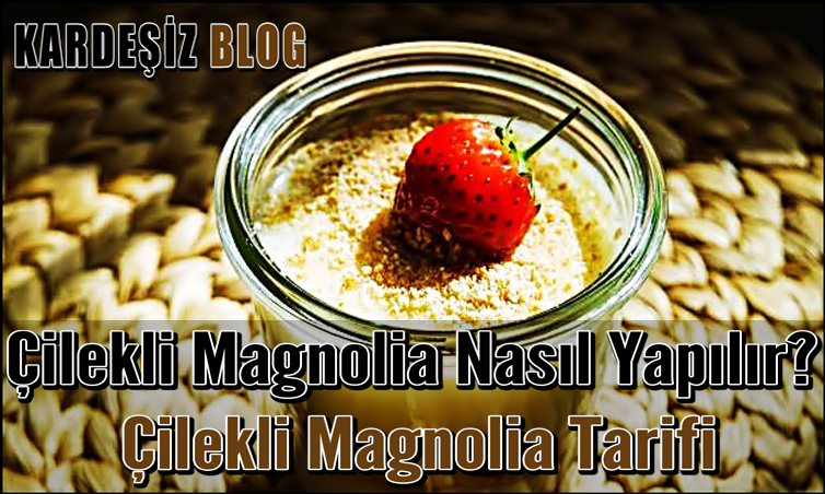 Çilekli Magnolia Nasıl Yapılır