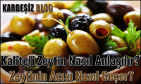 Kaliteli Zeytin Nasıl Anlaşılır