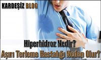 Hiperhidroz Nedir