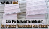 Stor Perde Nasıl Temizlenir