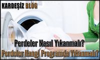 Perdeler Nasıl Yıkanmalı