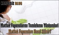Mutfak Fayanslarını Temizleme Yöntemleri