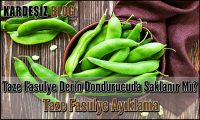 Taze Fasulye Derin Dondurucuda Saklanır Mı