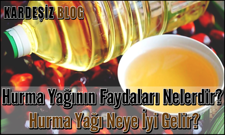 Hurma Yağının Faydaları Nelerdir