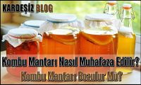 Kombu Mantarı Nasıl Muhafaza Edilir