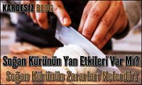 Soğan Kürünün Yan Etkileri Var Mı