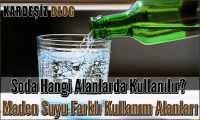 Soda Hangi Alanlarda Kullanılır
