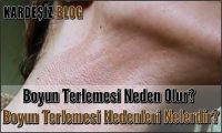 Boyun Terlemesi Neden Olur