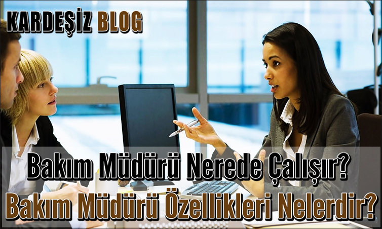 Bakım Müdürü Nerede Çalışır