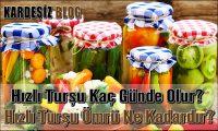Hızlı Turşu Kaç Günde Olur