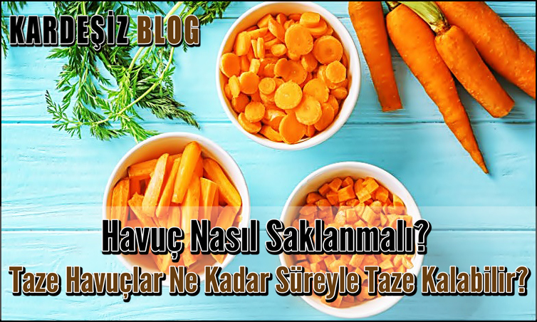 Havuç Nasıl Saklanmalı