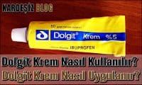 Dolgit Krem Nasıl Kullanılır