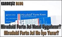Hirudoid Forte Jel Nasıl Uygulanır