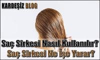 Saç Sirkesi Nasıl Kullanılır