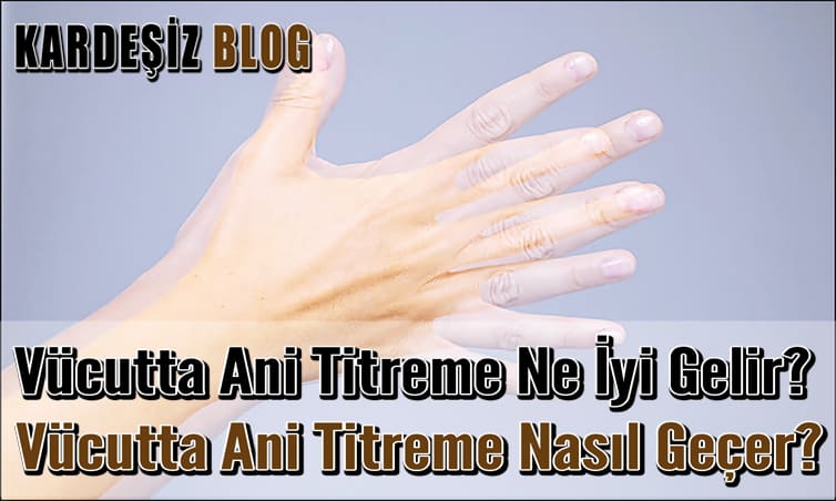 Vücutta Ani Titreme Ne iyi Gelir