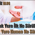 Yanık Yere ilk Ne Sürülür